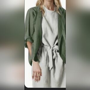 Eileen Fisher Green Jacket Med 1332